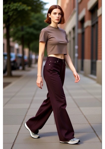 Kadın Relaxed Fit Geniş Paça Pantolon Fonksiyonel Dayanıklı Kaliteli Konforlu Estetik Spor modelleri