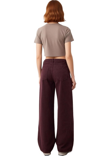 Kadın Relaxed Fit Geniş Paça Pantolon Fonksiyonel Dayanıklı Kaliteli Konforlu Estetik Spor indirimleri