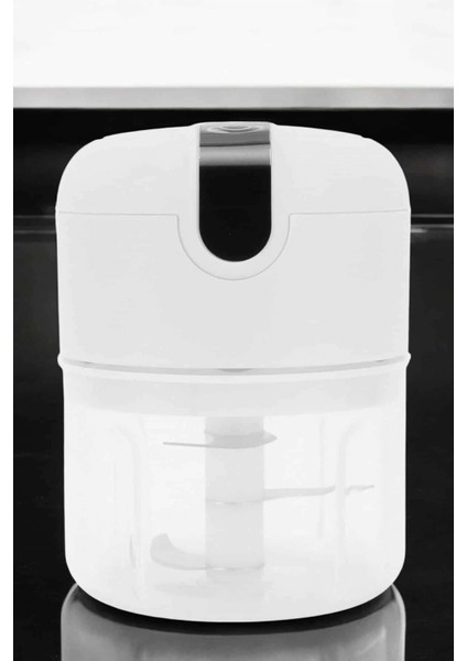 Şarjlı Portatif Doğrayıcı Mini Pratik Rondo El Doğrayıcı Üç Bıçaklı Çelik Bıçaklı indirimleri