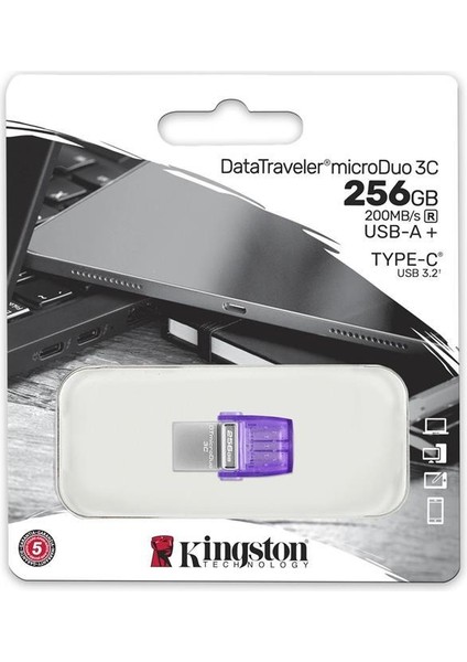 Kingston DTDUO3CG3-256GB Datatraveler Microduo 3c 200MB-S Dual Usb-A + Usb-C Flash Bellek fiyatları