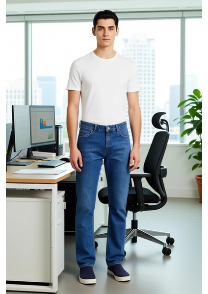 Kadın Açık Yüksek Bel Düz Paça Kot Pantolon Fonksiyonel Dayanıklı Kaliteli Konforlu Modern modelleri