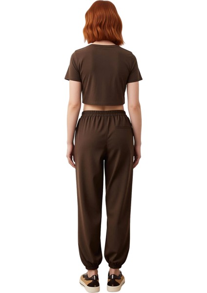 Kadın Yüksek Bel Dar Paça Balon Pantolon Fonksiyonel Dayanıklı Kaliteli Konforlu Estetik Şık indirimleri