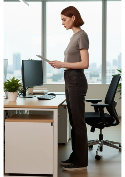 Kadın Yüksek Bel Dikiş Detaylı Geniş Paça Jean Pantolon Fonksiyonel Dayanıklı Kaliteli Şık modelleri