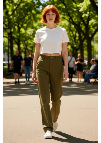 Kadın Yüksek Bel Geniş Paça Keten Pantolon Fonksiyonel Dayanıklı Kaliteli Konforlu Estetik fırsatları