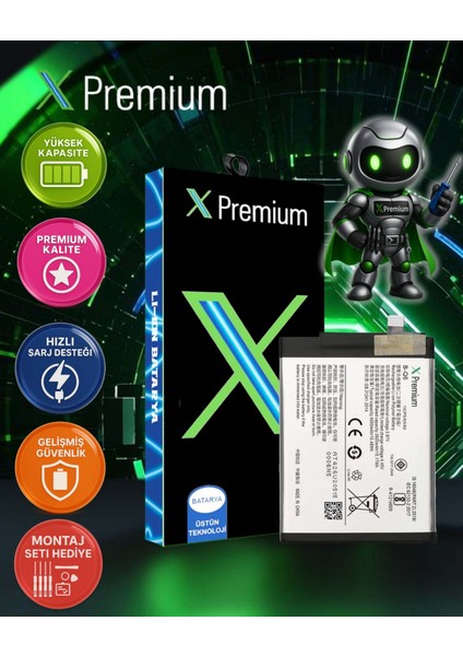 Xpremium Vivo V21E Uyumlu Batarya Pil Süper Yüksek Kalite 4000 Mah B-Q6