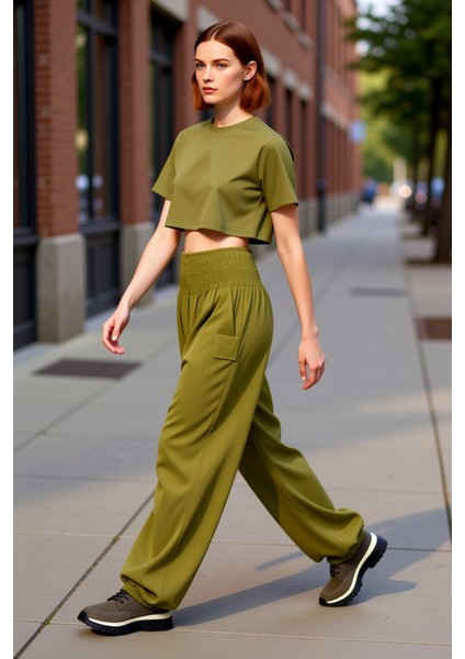 Kadin Viskoz Etnik Desenli Yüksek Bel Bol Kesim Pantolon Fonksiyonel Dayanıklı Kaliteli Şık modelleri