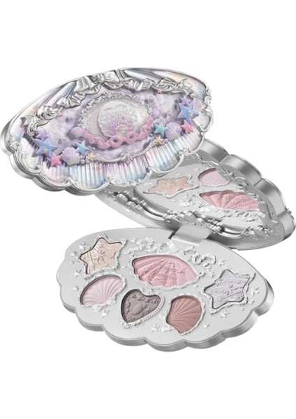 Moonlight Pearl Palet 6'lı Far, Allık, Aydınlatıcı, Işıltılı Nude Tonlar