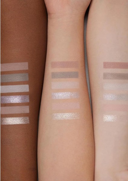 Moonlight Pearl Palet 6'lı Far, Allık, Aydınlatıcı, Işıltılı Nude Tonlar modelleri