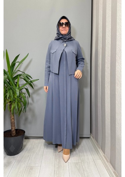 Triko Elbise Ceket Takım Kurşun T25PF-0003