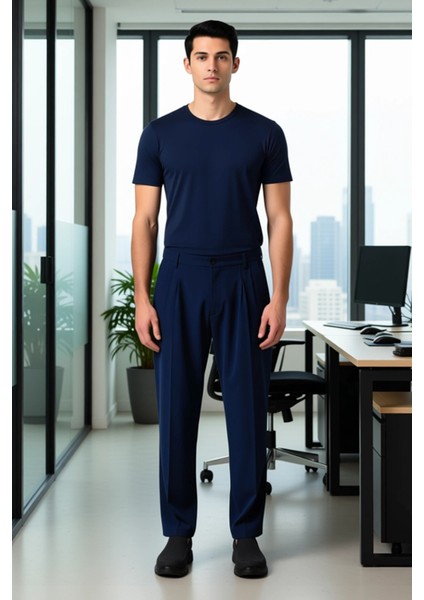 Erkek Antrasit Pileli Baggy Fit Kumaş Pantolon Fonksiyonel Dayanıklı Kaliteli Konforlu Şık fiyatları