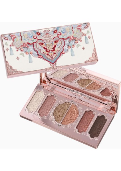 Butterfly Cloud Collar 6 Renkli Far Paleti