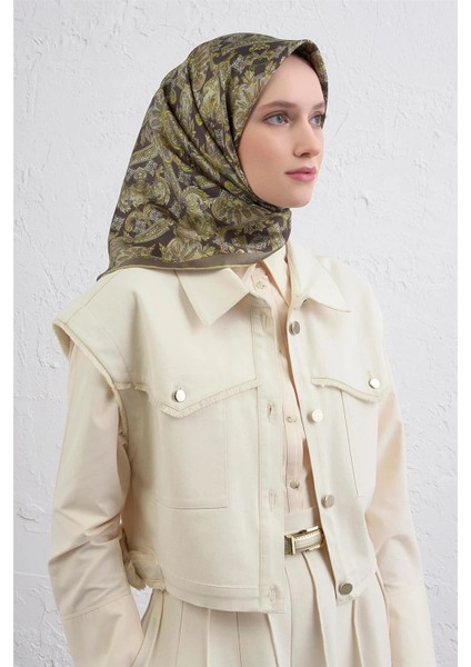 Twill Ipek Eşarp -2025/2026 -94162D 80