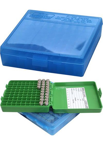 P-100 Tabanca Fişek Kutusu (Saydam Mavi) fiyatları