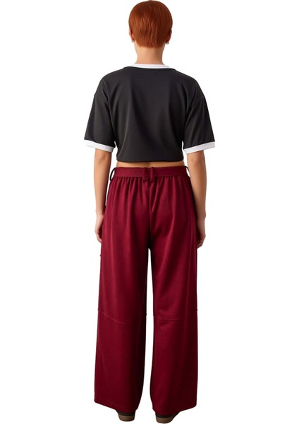 Kadın Geniş Paça Örme Pantolon Kemerli Fonksiyonel Dayanıklı Kaliteli Konforlu Estetik Şık indirimleri