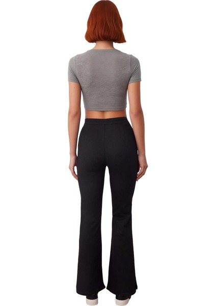 Kadın Yüksek Bel Flare Kesim Jean Pantolon Fonksiyonel Dayanıklı Kaliteli Konforlu Estetik indirimleri