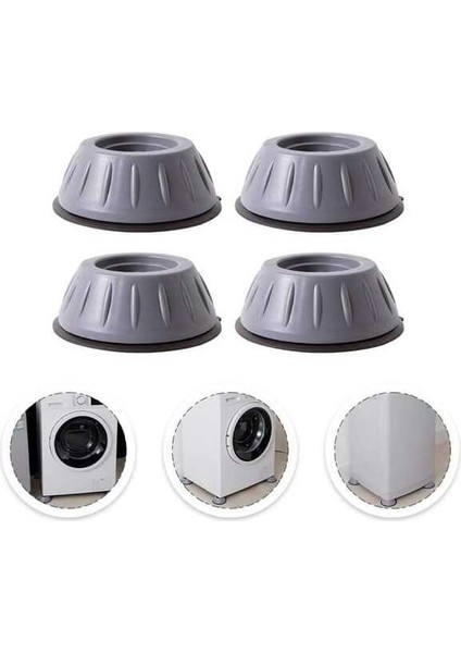 Beyaz Eşya Altlığı Ayağı Çamaşır Bulaşık Makinası Buzdolabı Yükseltici Titreşim Önleyici modelleri