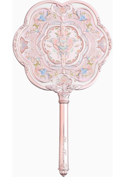 Kelebek Bulut Lotus Pembesi Taşınabilir El Aynası