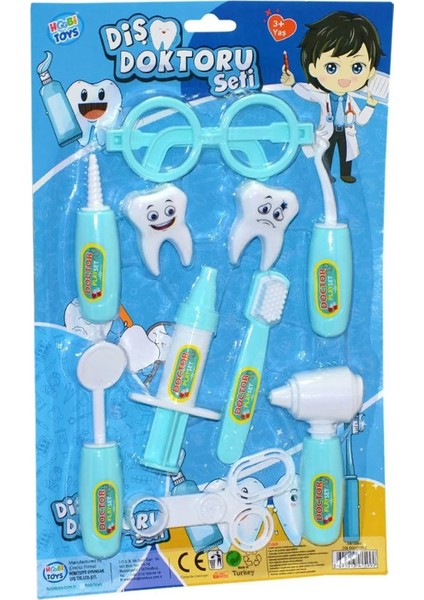 Dino Dişçi Oyun Hamuru Seti Kartela Diş Doktoru Set Toplam 20 Parça 2\'li Set fiyatları