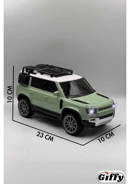 Oyuncak Full Fonksiyon Uzaktan Kumandalı Şarjlı LED Işıklı Defender Model Araba Drift Atan Off Road