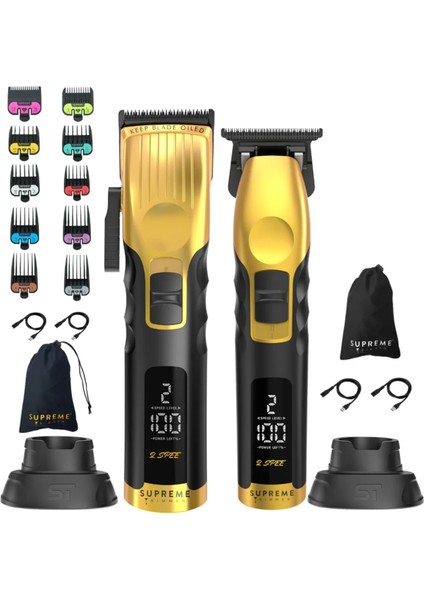 Fade Pro Tıraş Makinesi Seti – Crunch Sıfırlama Makinesi + 2spee Trimmer & Clipper Tıraş Makinesi modelleri