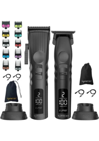 Fade Pro Tıraş Makinesi Seti – Crunch Sıfırlama Makinesi + 2spee Trimmer & Clipper Tıraş Makinesi modelleri