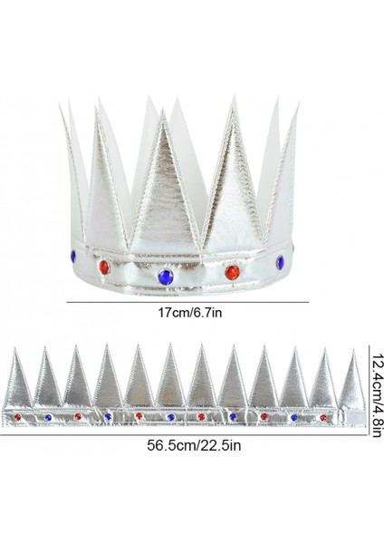 Yumuşak Gümüş Kral Tacı 55 cm fiyatları