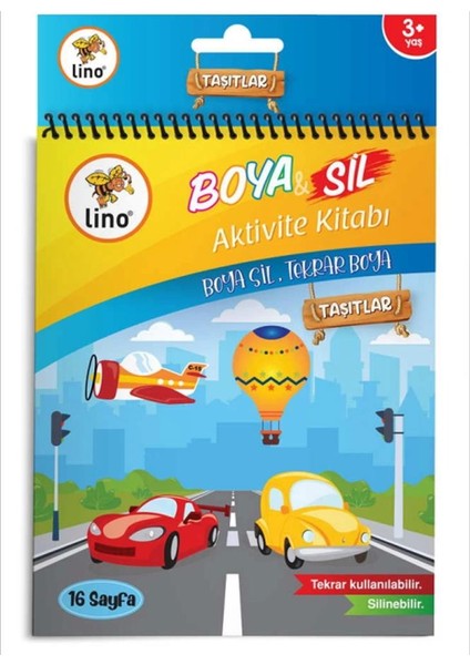 Boyama Kitabı Boya & Sil Aktivite Araçlar Silinebilir BS-1001