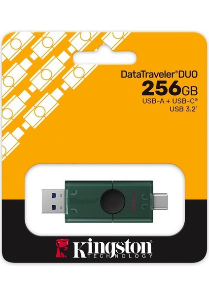 Kingston DTDEG2-256GB 256GB Usb-A + Usb-C 3.2 Gen 1 Datatraveler Duog2 Flash Bellek fiyatları