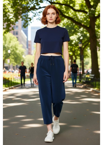 Kadın Modal Esnek Örme Havuç Kesim Pantolon Fonksiyonel Dayanıklı Kaliteli Konforlu Modern modelleri