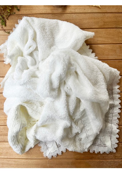 Triko Örgülü Wellsoft Döşemeli Incili 100 x 100 cm Bebek Battaniyesi indirimleri