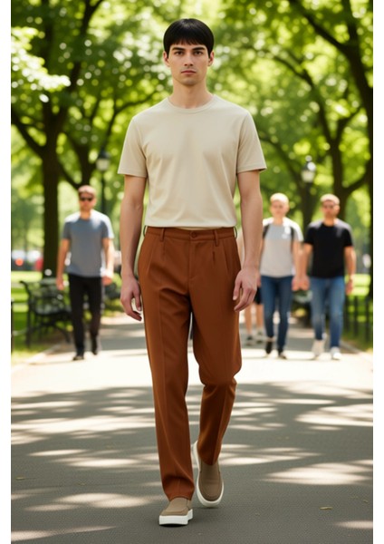 Erkek Casual Baggy Fit Pileli Kumaş Pantolon Fonksiyonel Dayanıklı Kaliteli Konforlu Rahat fiyatları