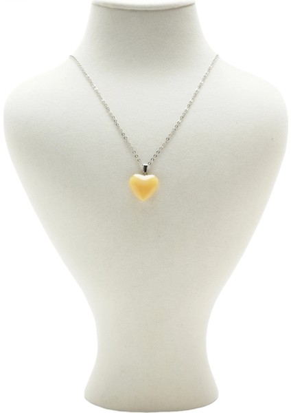 Kalsit Doğaltaş Kolye ve Küpe modelleri