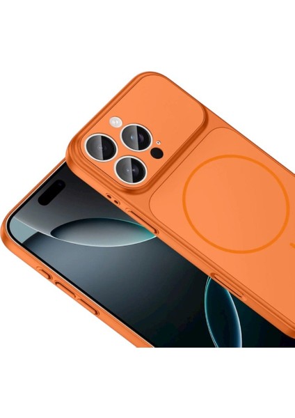 Iphone Uyumlu Lens Koruyuculu Sert AG Glass Pc Magsafe Destekli Kılıf modelleri