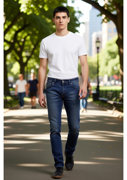 Erkek Açık Dar Paça Fermuarlı Kot Pantolon Fonksiyonel Dayanıklı Kaliteli Konforlu Estetik modelleri