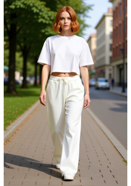 Kadın Yüksek Bel Bol Kesim Denim Pantolon Fonksiyonel Dayanıklı Kaliteli Konforlu Estetik Şık modelleri