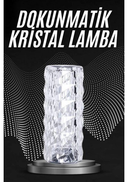 Kristal Lamba Masa Lambası Şarjlı Masa Lambası Dokunmatik Sensör USB Şarjlı fiyatları