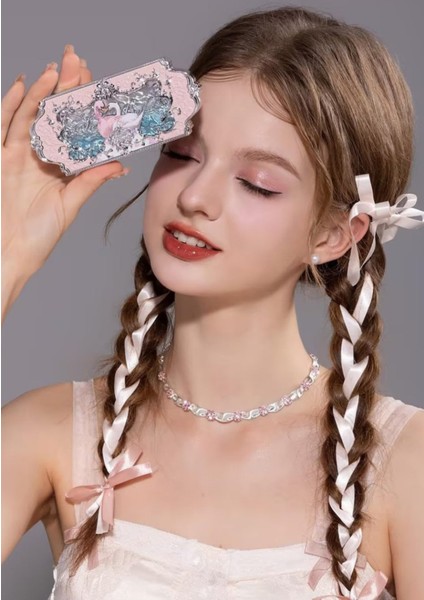 Swan Ballet Göz Farı Paleti,03 Pembe Kuğu, 6 Renk, Mat & Işıltılı modelleri