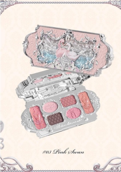 Swan Ballet Göz Farı Paleti,03 Pembe Kuğu, 6 Renk, Mat & Işıltılı indirimleri