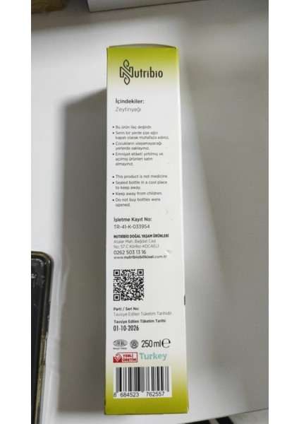 Soğuk Sıkım Zeytin Yağı 50ML fiyatları