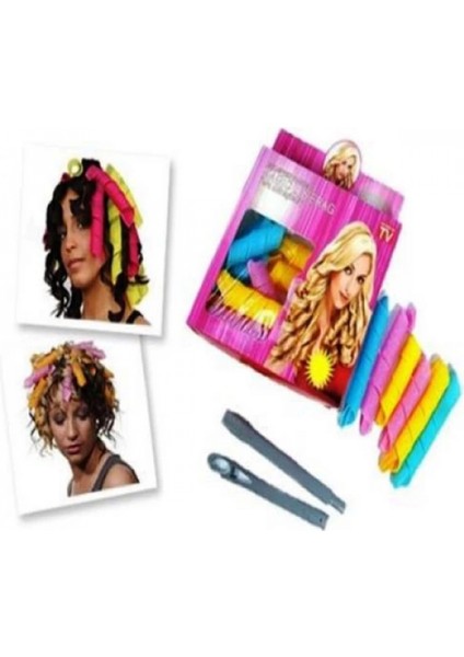 Saç Bigudisi 18 Adet - Magic Leverage fırsatları