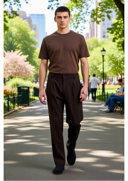 Erkek Casual Baggy Fit Pileli Kumaş Pantolon Fonksiyonel Dayanıklı Kaliteli Konforlu Rahat fiyatları