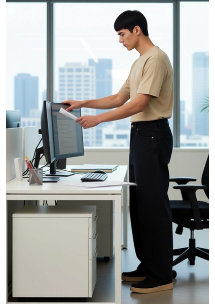 Erkek Bol Kesim Denim Pantolon Fonksiyonel Dayanıklı Kaliteli Konforlu Estetik Premium Şık fiyatları