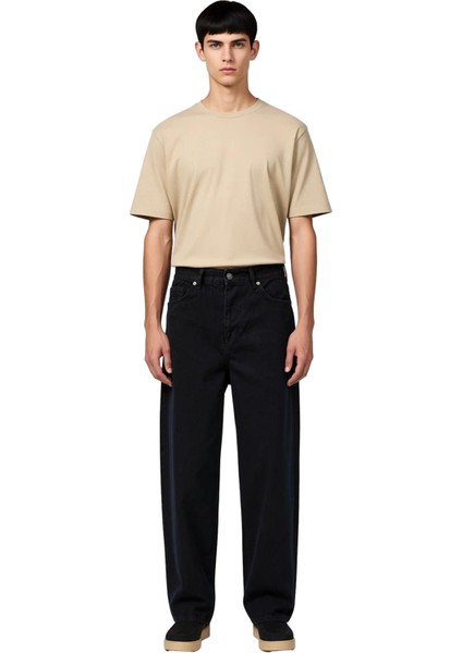 Erkek Bol Kesim Denim Pantolon Fonksiyonel Dayanıklı Kaliteli Konforlu Estetik Premium Şık fırsatları