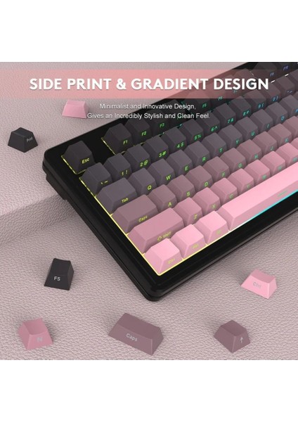 Attack Shark K86 Retrogrey App Uygulamalı Tri-Mode E-Sports Profesyonel Gaming Oyuncu Klavye fırsatları