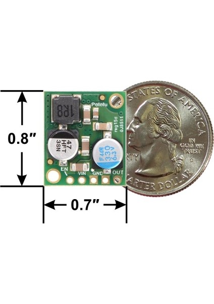 5 V, 5 A Step-Down Voltaj Regülatör D24V50F5 - PL-2851