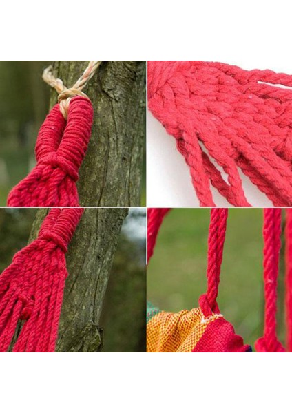 Kanvas Çantalı Hamak Çubuklu Mavi Çizgiler 190 x 80 CM fırsatları