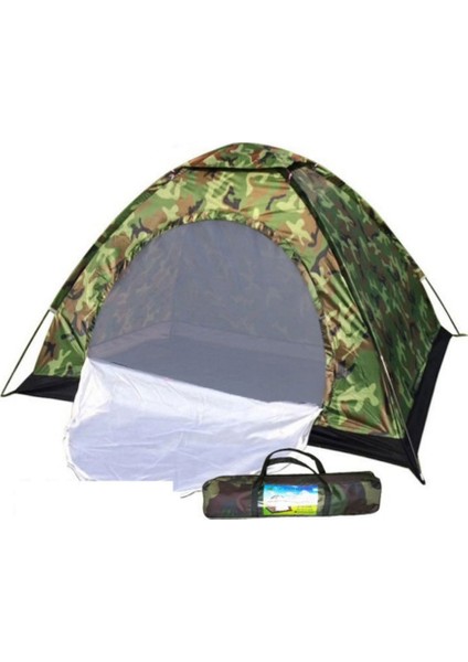 4 Kişilik Kamuflaj Desenli Kolay Kurulumlu Kamp Çadırı fiyatları