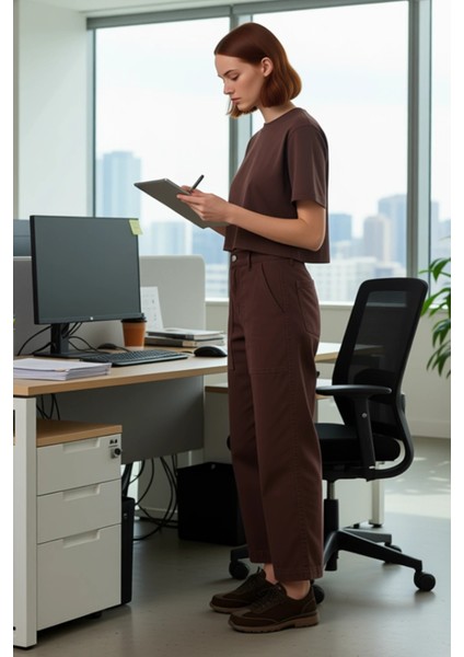 Kadın Yüksek Bel Bol Kesim Cep Detaylı Kargo Pantolon Fonksiyonel Dayanıklı Kaliteli Rahat modelleri