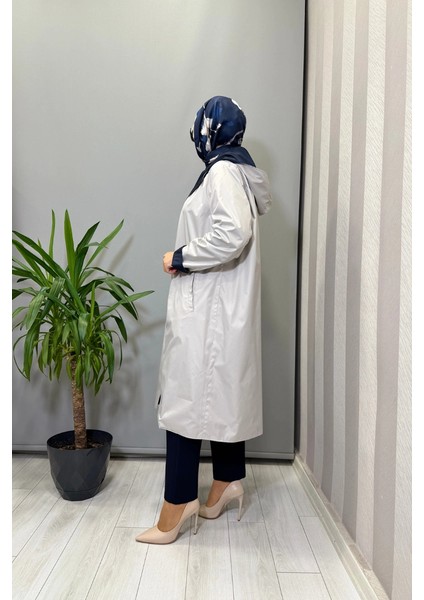 Çift Taraflı Hafif Yumoş Mont Lacivert-Ekru T25PF-8012 fırsatları