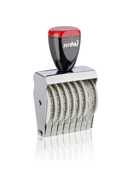 Numaratör Elle Çevirmeli 8 Hane 9 mm 1598